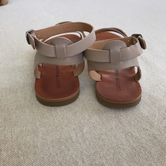 Lucky Brand Strappy Tan Sandals - Picture 2 of 2